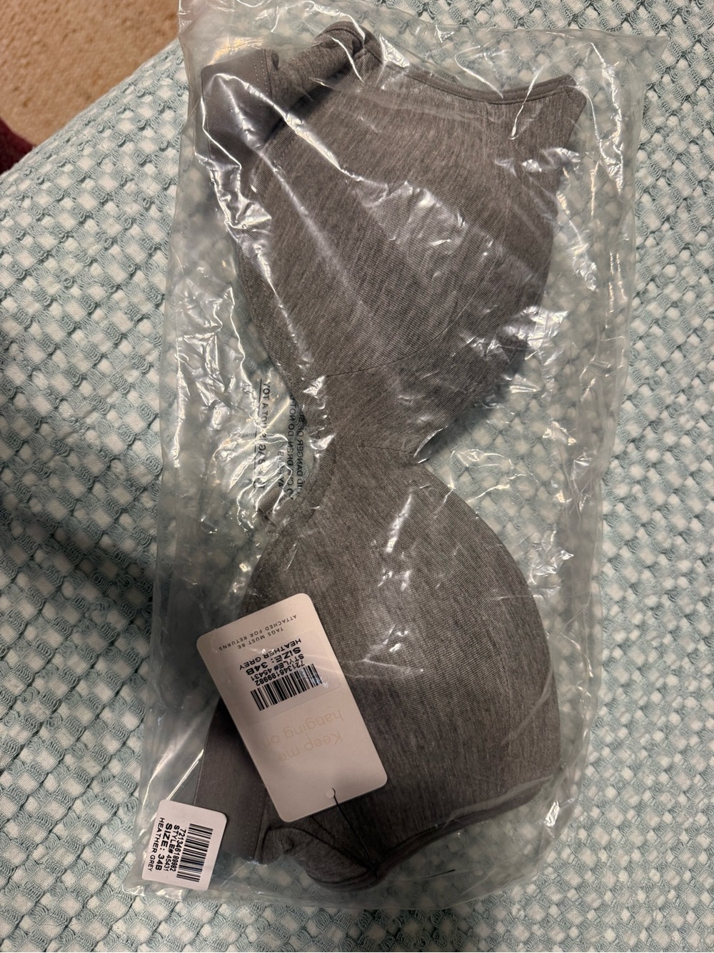 Lively Gray Seamless T-Shirt Bra
